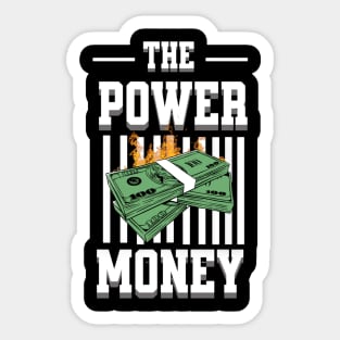 The Power of Money Sticker